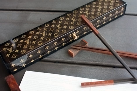 Louis Vuitton推出奢侈筷子